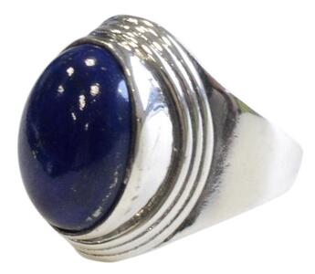 Couverture du livre « Bague lapis lazuli argent 925 manika t53 » de  aux éditions Dg-exodif