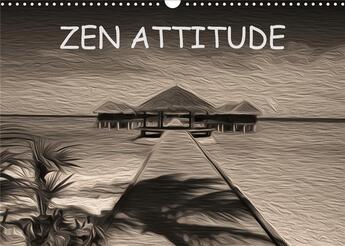 Couverture du livre « ZEN ATTITUDE (Calendrier mural 2020 DIN A3 horizontal) ; Composition graphique de tableaux en peinture numérique, sur le thème de la zen attitude. (Calendrier mensuel, 14 Pages ) » de Nadia Le Lay aux éditions Calvendo