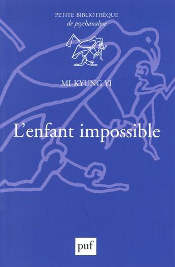 Couverture du livre « L'enfant impossible » de Mi-Kyung Yi aux éditions Puf