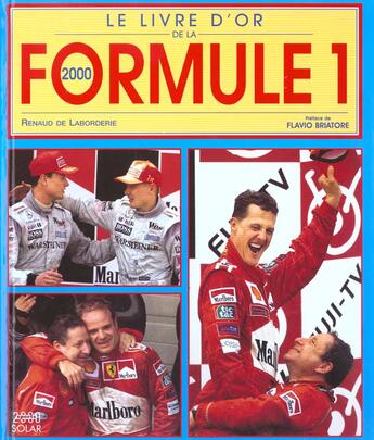 Couverture du livre « Livre D'Or De La Formule 1 2000 » de Renaud De Laborderie aux éditions Solar