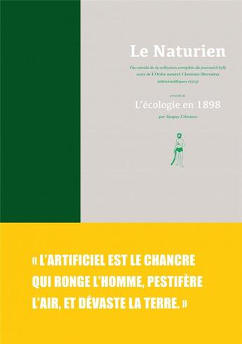 Couverture du livre « Le naturien, fac-similé de la collection complète du journal (1898) ; numéro unique de 