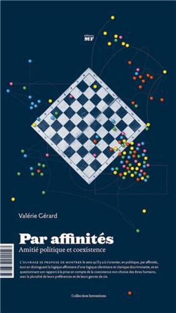 Couverture du livre « Par affinités ; amitié politique et coexistence » de Valerie Gerard aux éditions Editions Mf