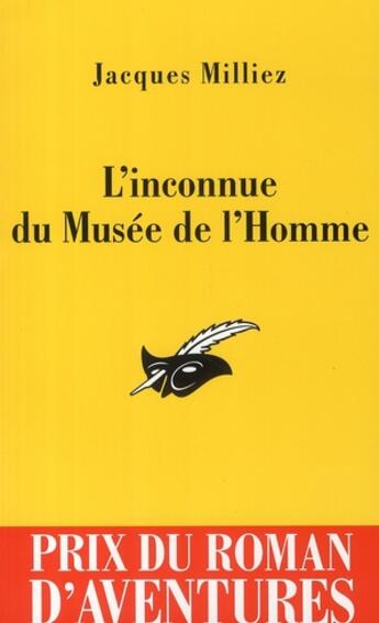 Couverture du livre « L'inconnue du Musée de l'Homme - PRA 2008 » de Jacques Milliez aux éditions Editions Du Masque