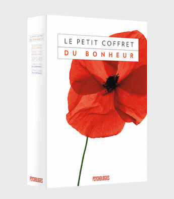 Couverture du livre « Le petit coffret du bonheur : sagesse; plaisirs, méditation, rire, spiritualité » de Psychologies Magazine aux éditions Glenat