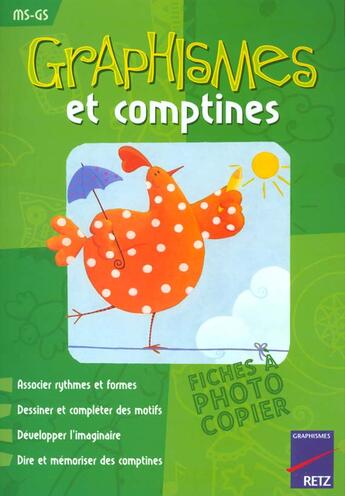 Couverture du livre « Graphismes et comptines ms/gs » de Guirao-Jullien aux éditions Retz