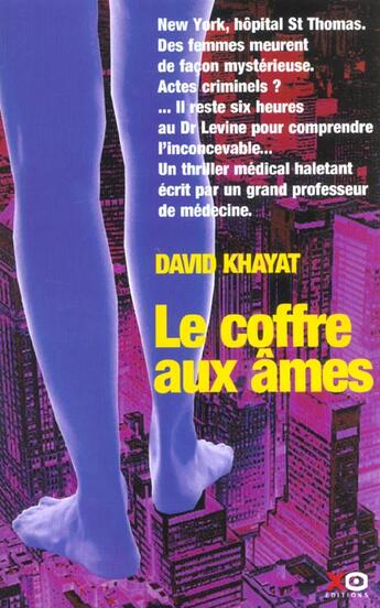 Couverture du livre « Le coffre aux ames » de David Khayat aux éditions Xo