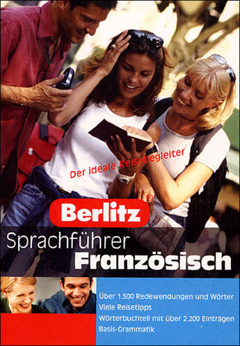 Couverture du livre « Francais pour les allemands, guide de conversation et dictionnaire » de  aux éditions Berlitz