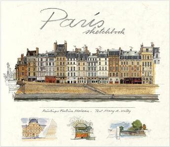 Couverture du livre « Paris sketchbook (ed. didier millet) » de Fabrice Moireau aux éditions Thames & Hudson