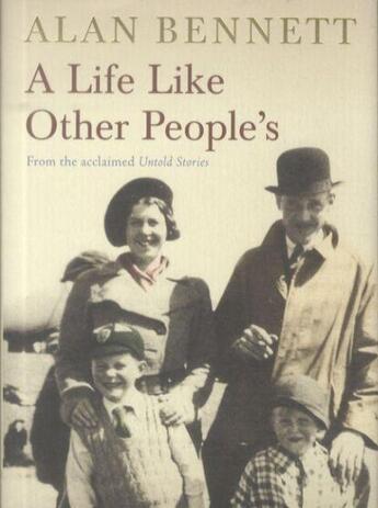 Couverture du livre « A life like other people's » de Alan Bennett aux éditions Faber Et Faber