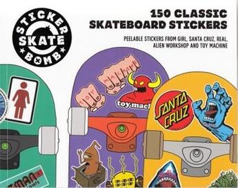 Couverture du livre « Stickerbomb skate » de Studio Rarekwai (Srk aux éditions Laurence King