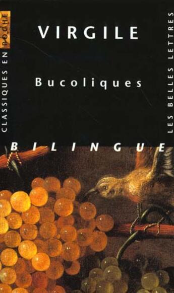 Couverture du livre « Bucoliques » de Virgile aux éditions Belles Lettres