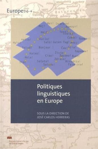 Couverture du livre « Politiques linguistiques en europe » de  aux éditions Encrage