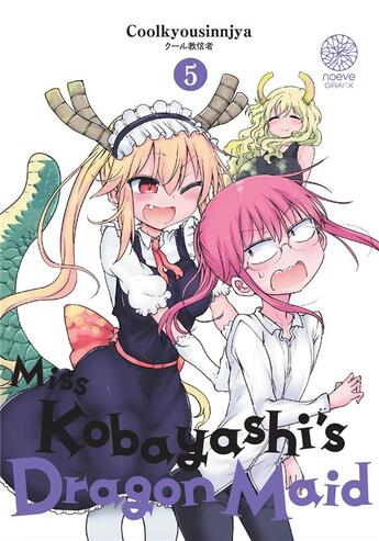 Couverture du livre « Miss Kobayashi's dragon maid Tome 5 » de Kyoshinsha Cool aux éditions Noeve Grafx