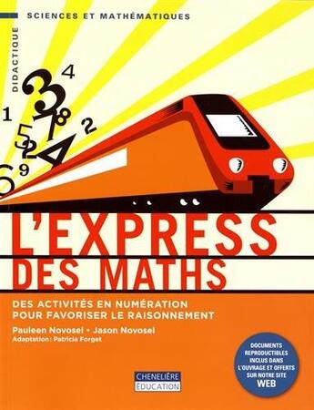 Couverture du livre « L'express des maths » de Pauline Novosel aux éditions Cheneliere Mcgraw-hill