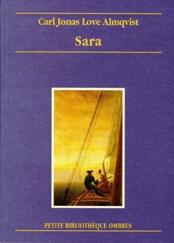 Couverture du livre « Sara » de Almqvist/Carl Jonas aux éditions Ombres