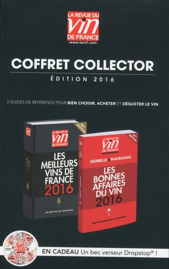 Couverture du livre « Coffret collector guides 2016 » de Poels/Poussier aux éditions Revue Du Vin De France