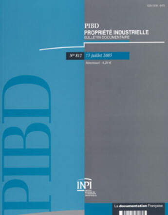 Couverture du livre « PIBD T.812 » de  aux éditions Documentation Francaise