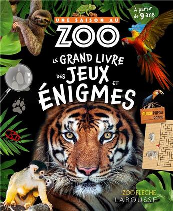 Couverture du livre « Le grand livre des jeux et énigmes » de Valerie Cluzel aux éditions Larousse