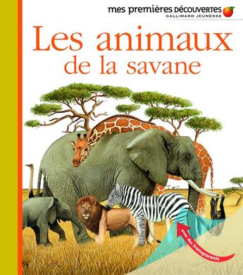 Couverture du livre « Les animaux de la savane » de Delphine Badreddine aux éditions Gallimard-jeunesse