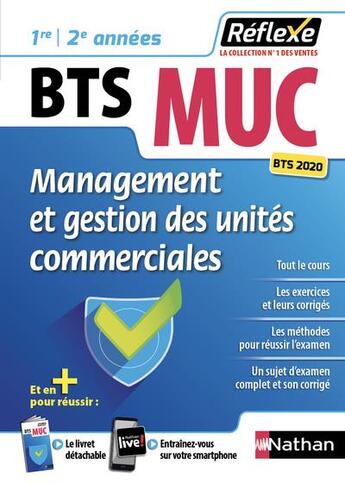 Couverture du livre « Mémos réflexes t.85 ; MUC ; mangement et gestion des unités commerciales ; 1re ; 2e années (édition 2018) » de  aux éditions Nathan