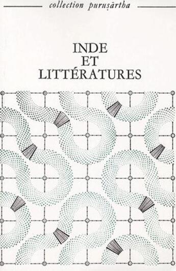 Couverture du livre « Inde et littératures » de Marie-Claude Porcher aux éditions Ehess