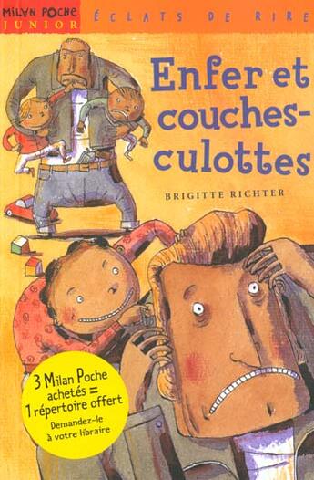 Couverture du livre « Hold-Up A La Creche » de Brigitte Richter aux éditions Milan