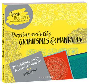 Couverture du livre « Dessins créatifs ; graphismes & mandalas » de  aux éditions Prisma