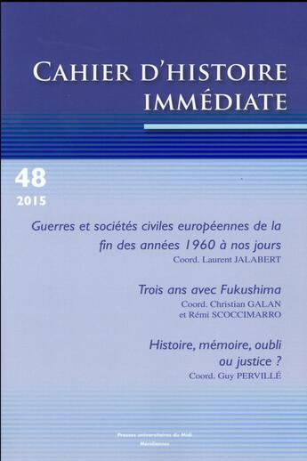 Couverture du livre « Societes civiles et conflits contemporains / trois ans avec fukushima » de Cantier/Vayssie aux éditions Pu Du Midi