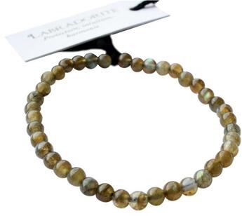 Couverture du livre « Bracelet labradorite perles rondes 4 mm » de  aux éditions Dg-exodif