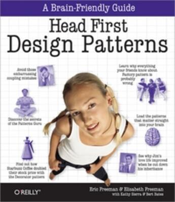Couverture du livre « Head First Design Patterns » de Eric Freeman aux éditions O Reilly & Ass