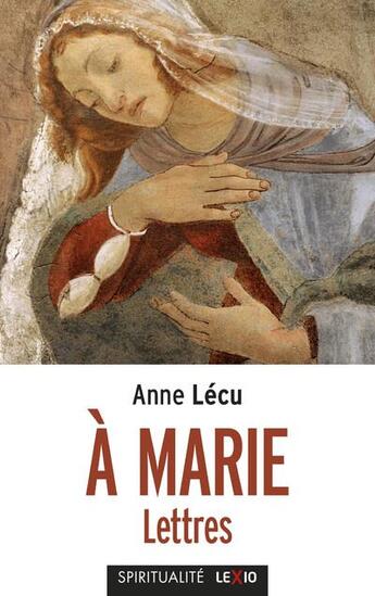 Couverture du livre « À Marie » de Anne Lécu aux éditions Cerf