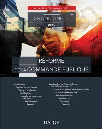 Couverture du livre « Réforme de la commande publique » de  aux éditions Dalloz