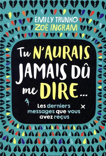 Couverture du livre « Tu n'aurais jamais du me dire... » de Trunko/Ingram aux éditions Bayard Jeunesse