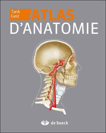 Couverture du livre « Atlas d'anatomie » de Patrick Tank aux éditions De Boeck Superieur