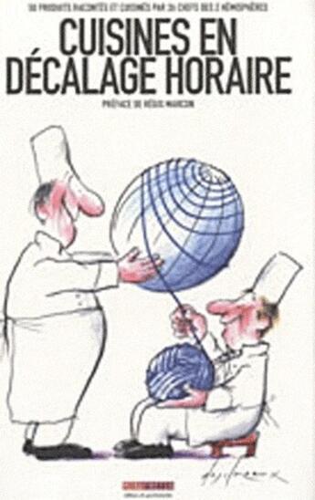 Couverture du livre « Cuisines en décalage horaire » de  aux éditions Menu Fretin