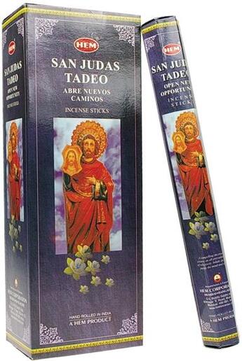 Couverture du livre « Encens san Judas Tadeo ; 20 grs ; lot de 6 boîtes » de  aux éditions Dg-exodif