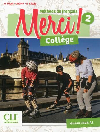 Couverture du livre « Merci college 2 eleve + exercices + dvd cle » de  aux éditions Cle International