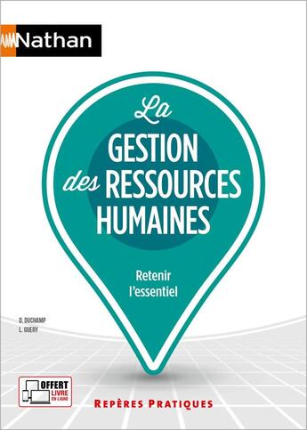 Couverture du livre « La gestion des ressources humaines (édition 2024) » de David Duchamp et Loris Guery aux éditions Nathan