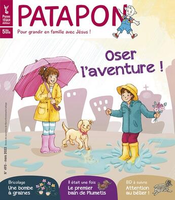 Couverture du livre « Patapon mars 2021 n 493 - oser l'aventure ! - edition illustree » de  aux éditions Tequi