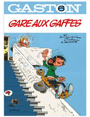 Couverture du livre « Gaston Tome 6 : gare aux gaffes » de Jidehem et Andre Franquin aux éditions Dupuis