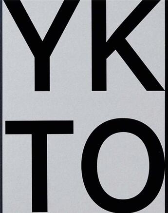 Couverture du livre « Tomoyuki Sagami : YKTO » de Tomoyuki Sagami aux éditions Steidl