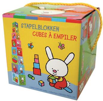 Couverture du livre « Longues Oreilles - Cubes A Empiler (+ 12 M) » de  aux éditions Chantecler