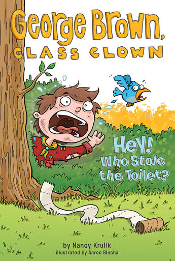 Couverture du livre « Hey! Who Stole the Toilet? #8 » de Nancy Krulik aux éditions Penguin Group Us