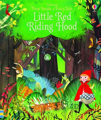 Couverture du livre « Peep inside the Little Red Riding Hood » de Anna Milbourne aux éditions Usborne