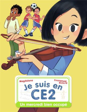 Couverture du livre « Je suis en CE2 Tome 11 : un mercredi bien occupé » de Emmanuel Ristord et Magdalena aux éditions Pere Castor