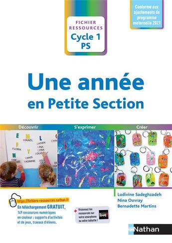 Couverture du livre « Une année en Petite Section » de Sadeghzadeh/Ouvray aux éditions Nathan