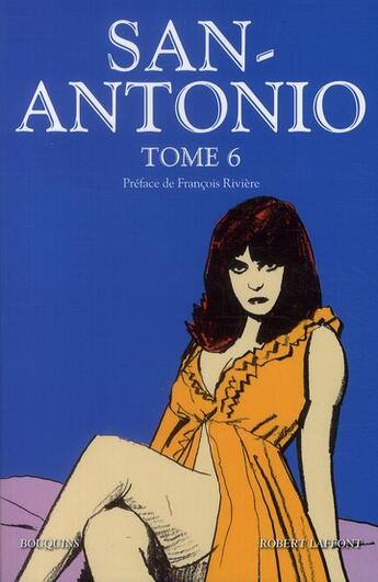 Couverture du livre « San-Antonio Tome 6 » de Frederic Dard aux éditions Bouquins