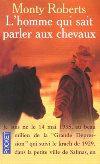 Couverture du livre « L'Homme Qui Sait Parler Aux Chevaux » de Monty Roberts aux éditions Pocket