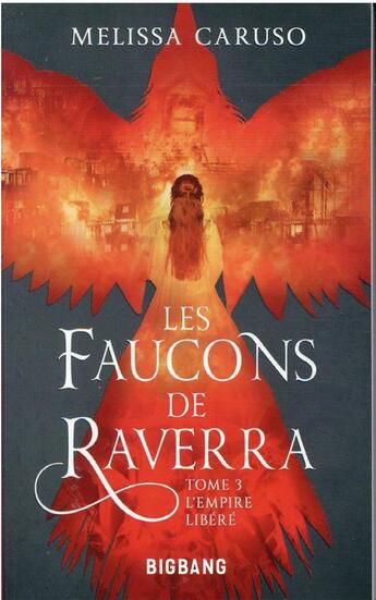 Couverture du livre « Les faucons de Raverra Tome 3 : l'empire libéré » de Melissa Caruso aux éditions Bigbang