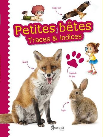 Couverture du livre « Traces et indices » de Delvaille A aux éditions Grenouille